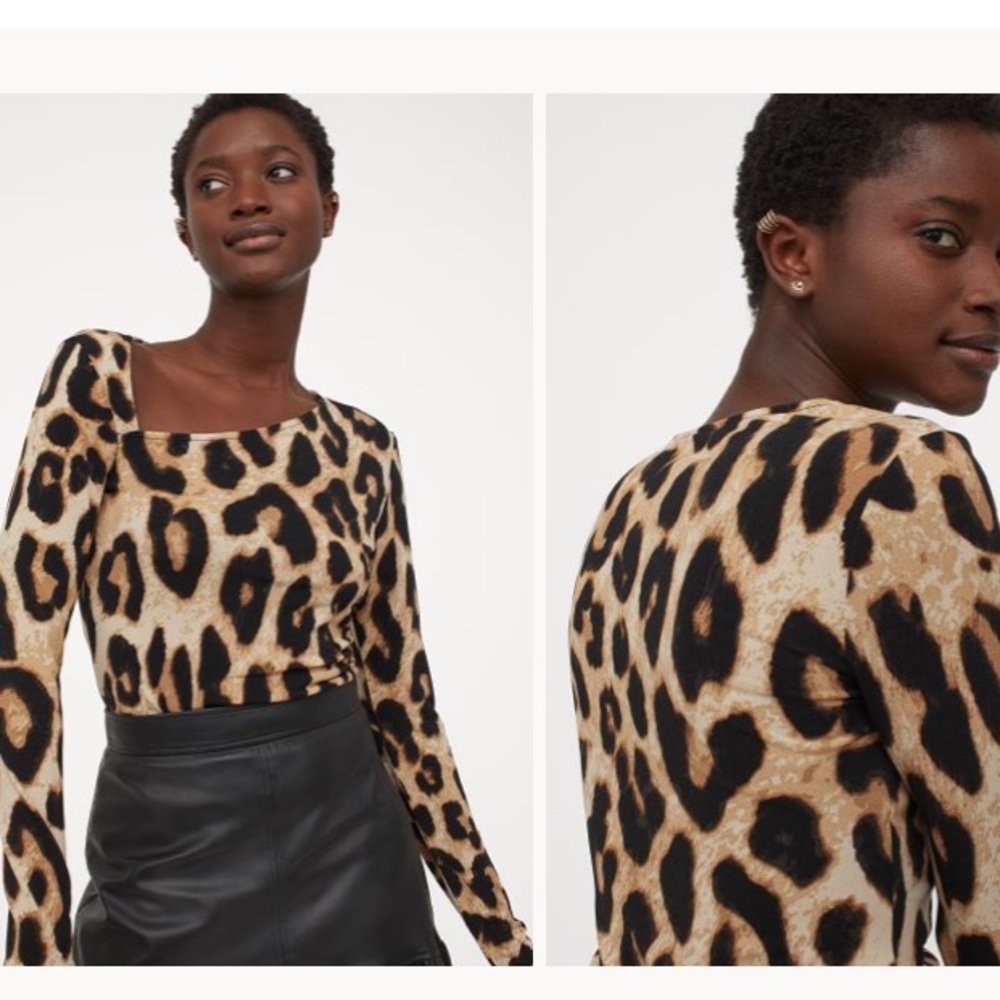 H&M Leopard Print Top - Picture 5 of 5
